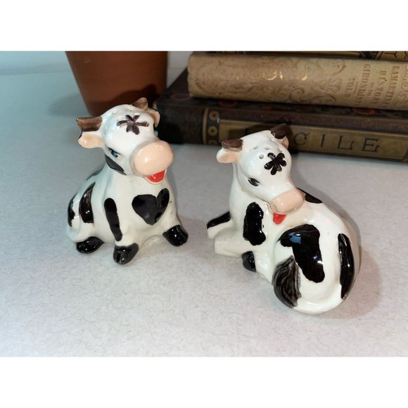 Vintage Ceramic Cow Salt & Pepper Shaker Collection FIVE SETS LOT - Picture 11 of 16